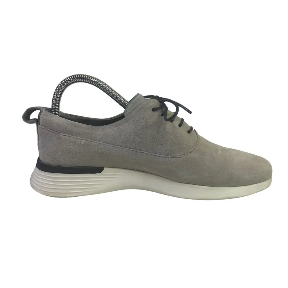 Wolf & Shepherd Crossover Longwing Oxford Shoes Men's Size 7 M Gray White Suede